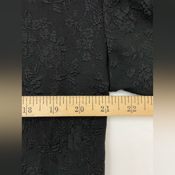 ASTR The Label Black Floral Blazer Jacket Small (sku 497) - Picture 9 of 12